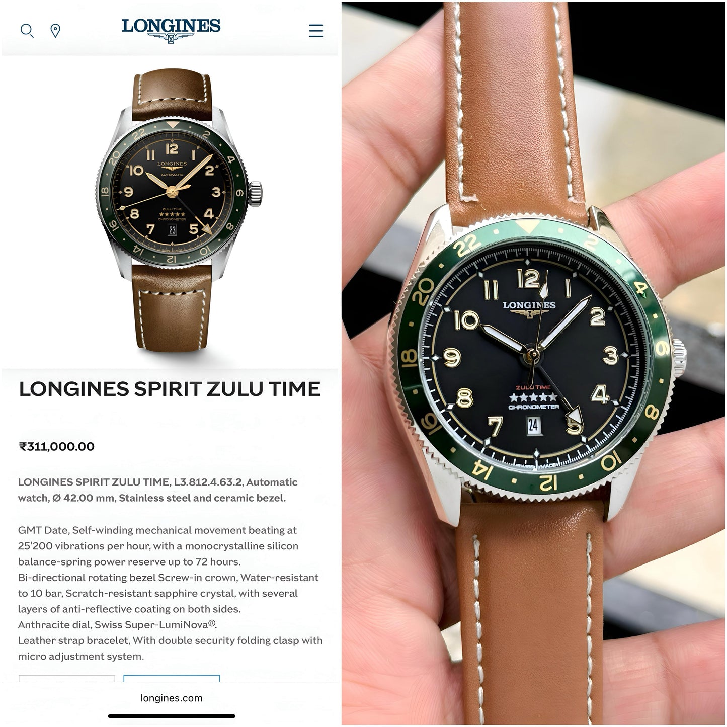 LONGINES’ PIONEERING HERITAGE Spirit Zulu Collection Watch
