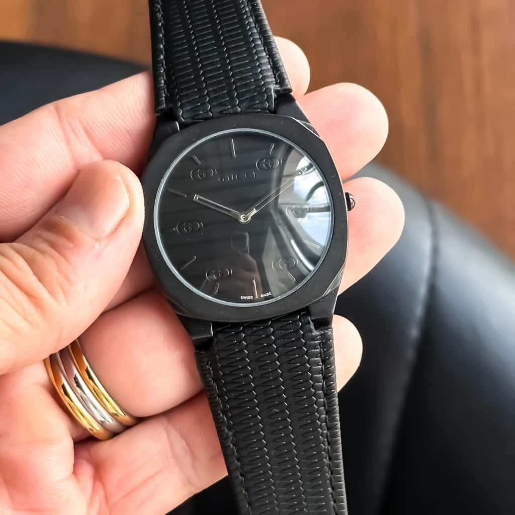 Gucci 25H Sky Blue Dial 36 mm  Quartz Watch