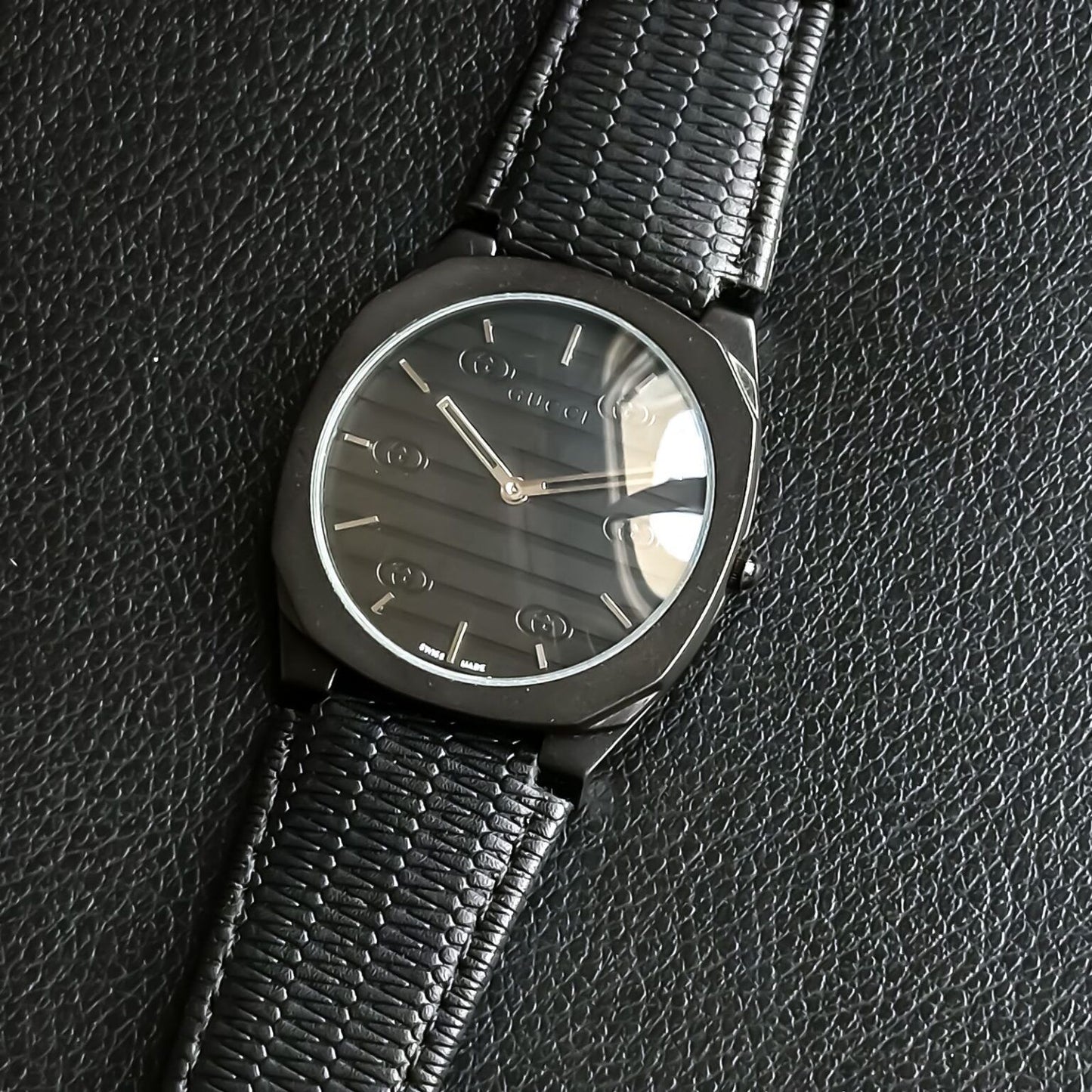 Gucci 25H Sky Blue Dial 36 mm  Quartz Watch