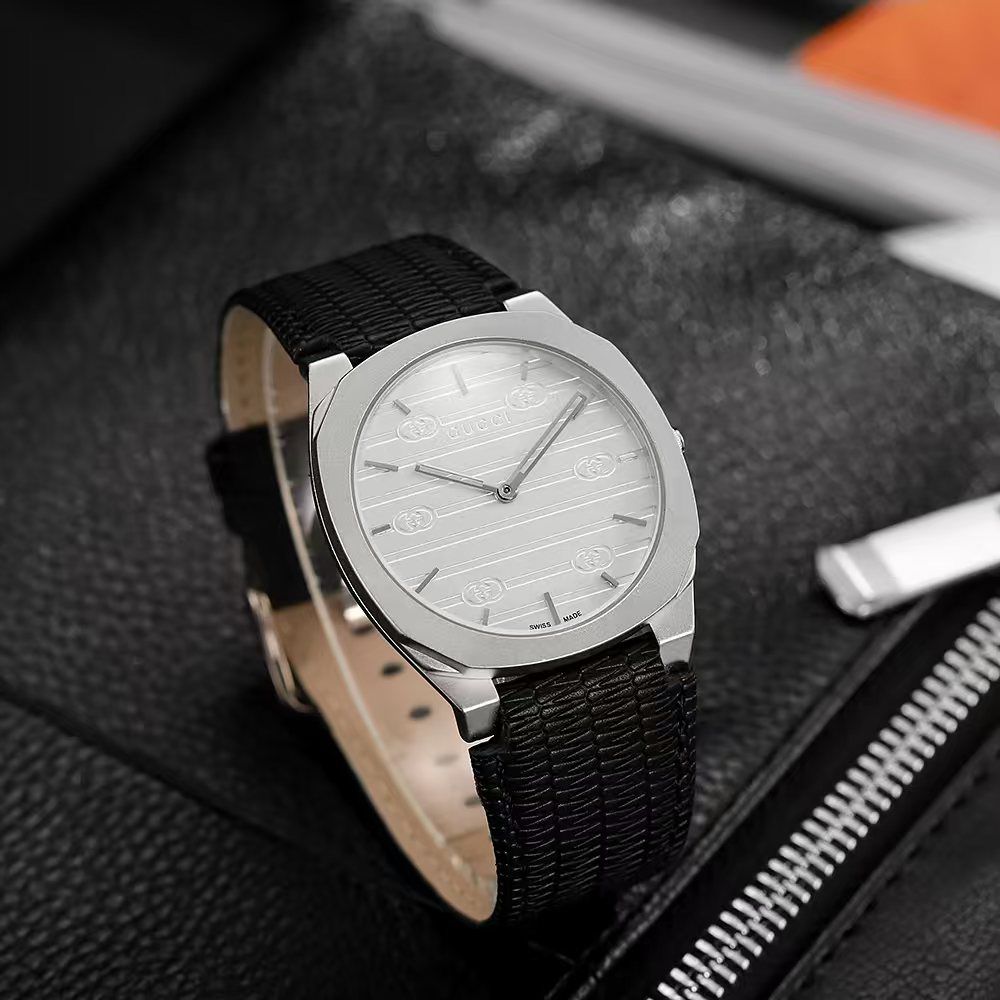 Gucci 25H Sky Blue Dial 36 mm  Quartz Watch