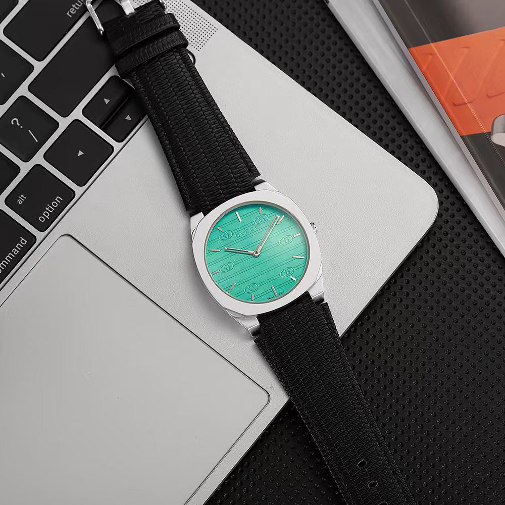 Gucci 25H Sky Blue Dial 36 mm  Quartz Watch