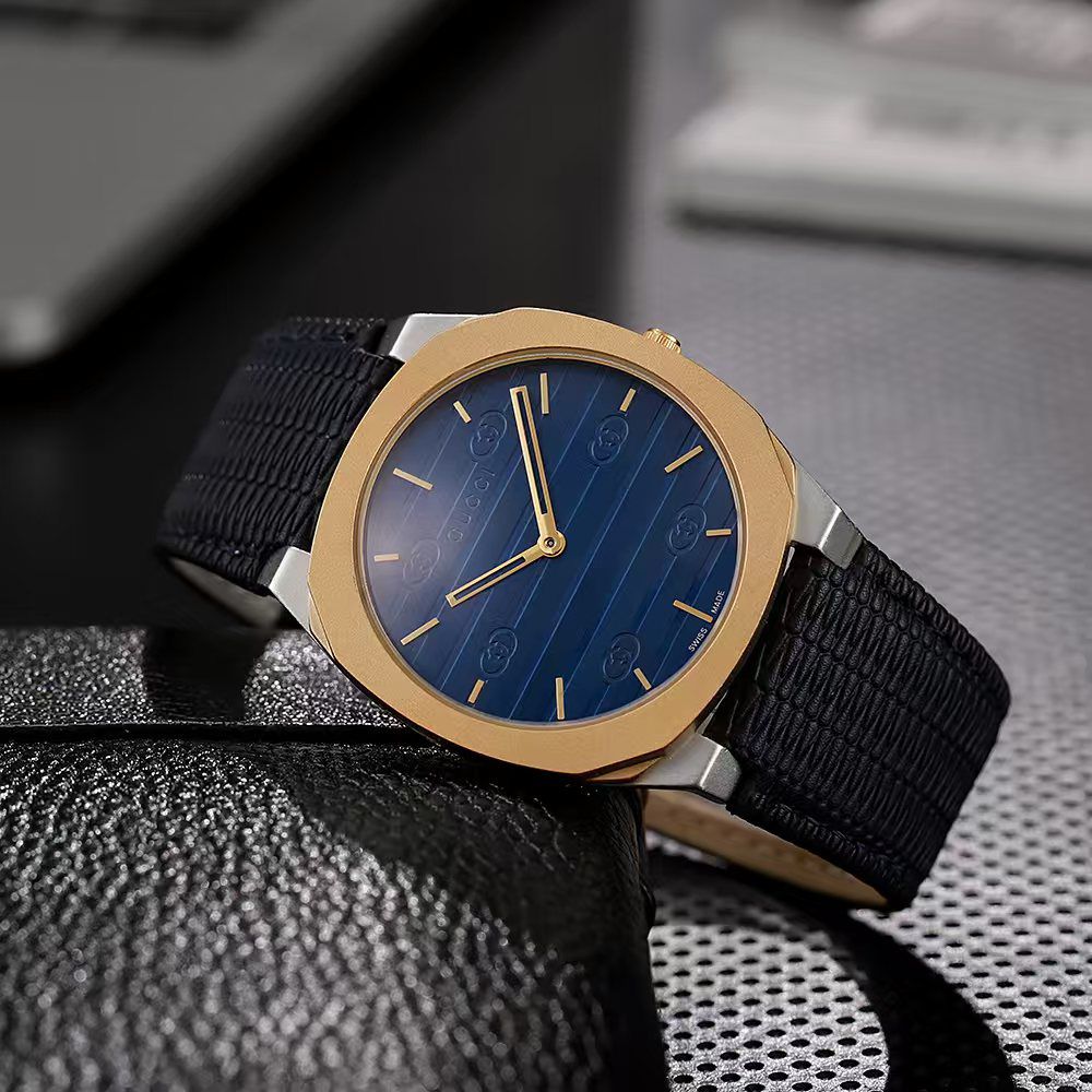 Gucci 25H Sky Blue Dial 36 mm  Quartz Watch