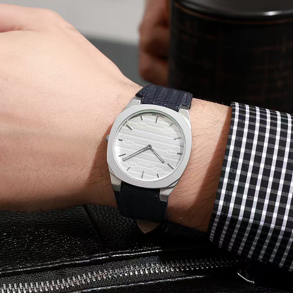Gucci 25H Sky Blue Dial 36 mm  Quartz Watch