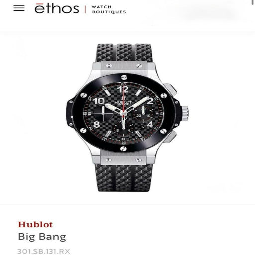Hublot Big Bang 5 Chronograph Men's Watch | 7AA Premium | 45mm | Art of Fusion