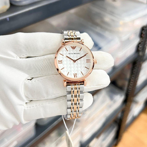 Emporio Armani Dazzaling Daimonds Zoom Face Dial.