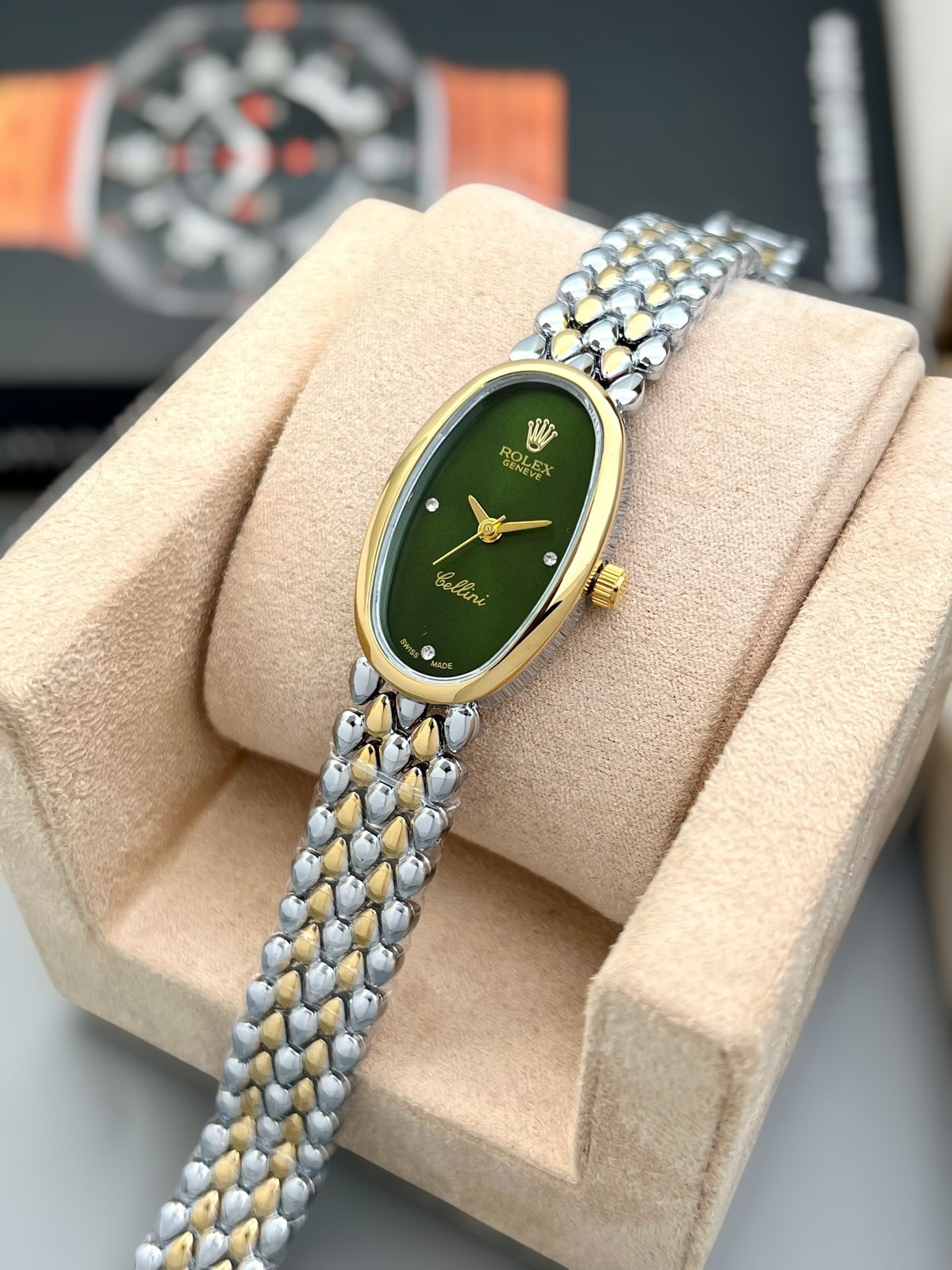 ROLEX Premier Ladies Watch (Green Dial)