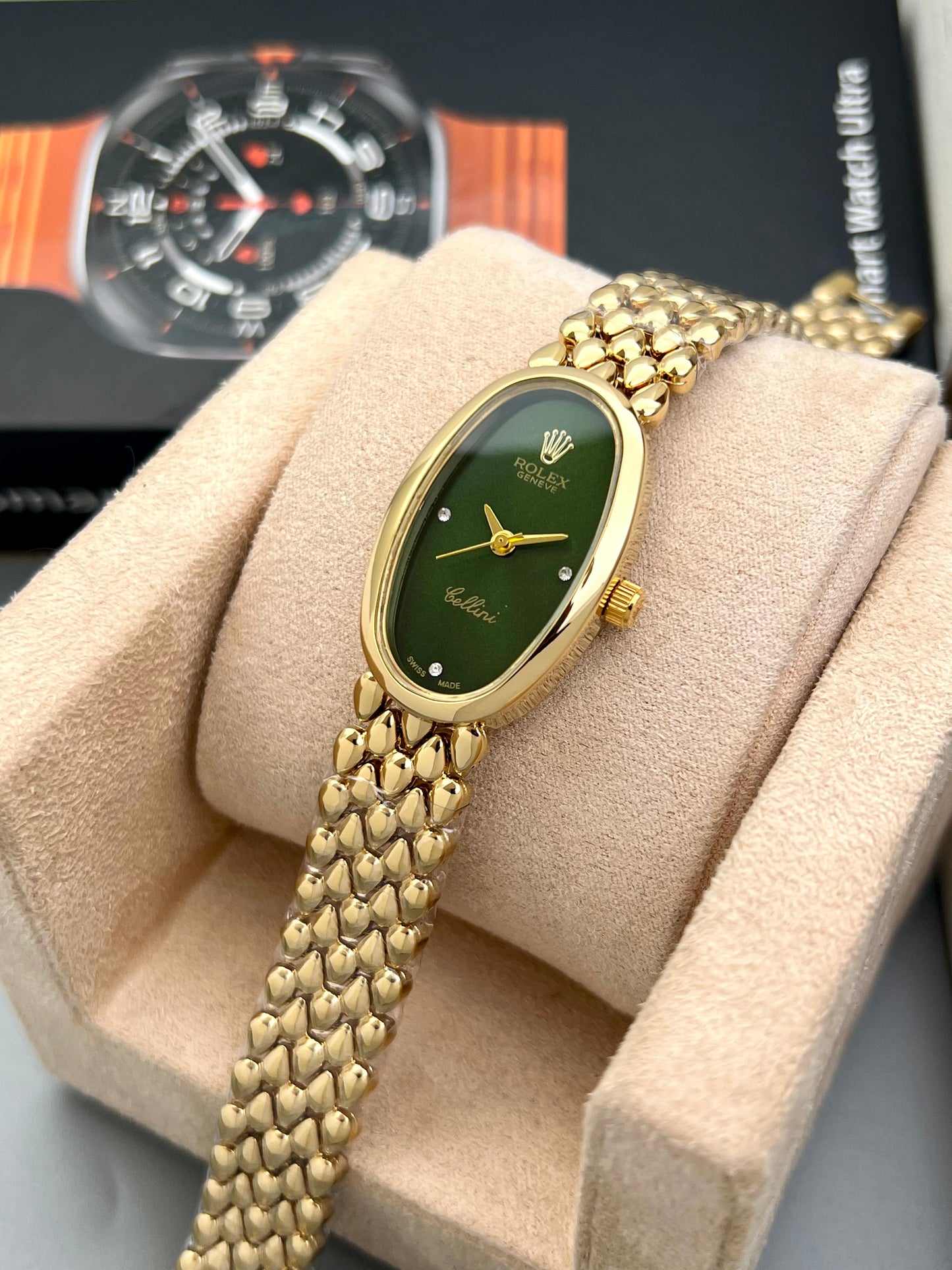 ROLEX Premier Ladies Watch (Green Dial)