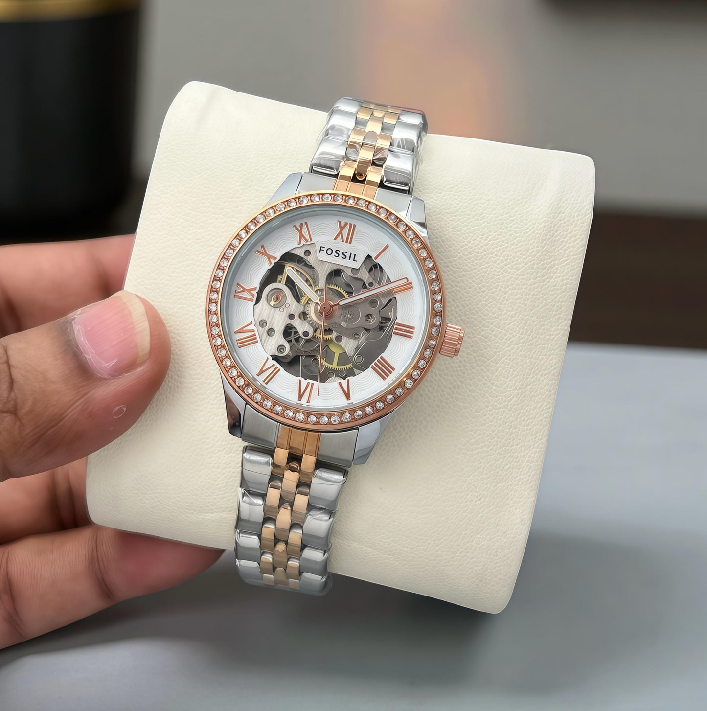 Fossil sleek mechanical watch Collection