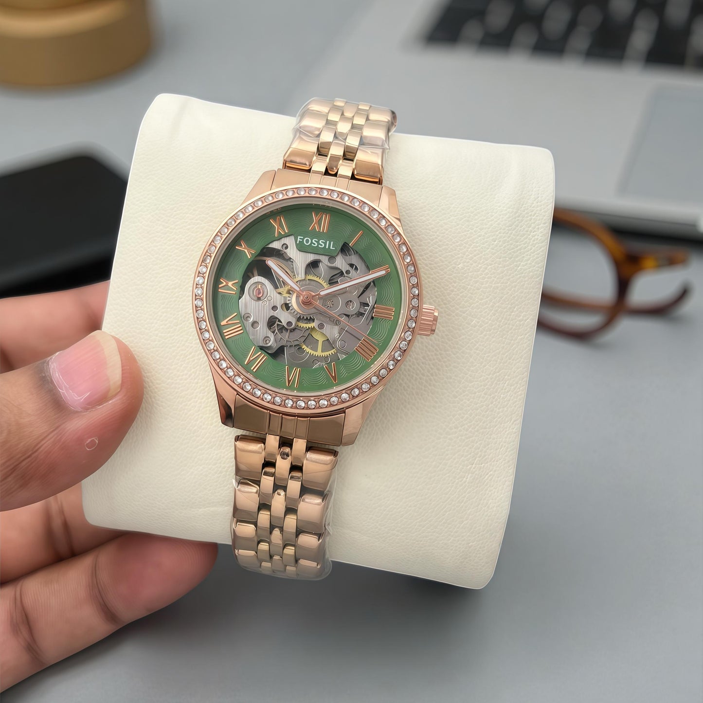 Fossil sleek mechanical watch Collection