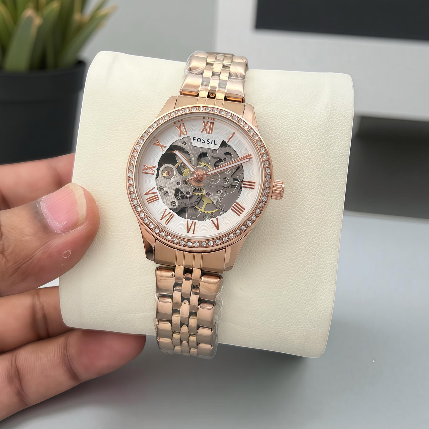 Fossil sleek mechanical watch Collection