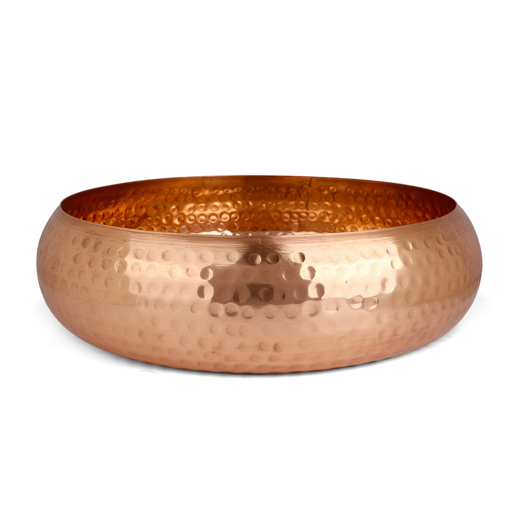 Decorative Hammered Pattern Copper Urli