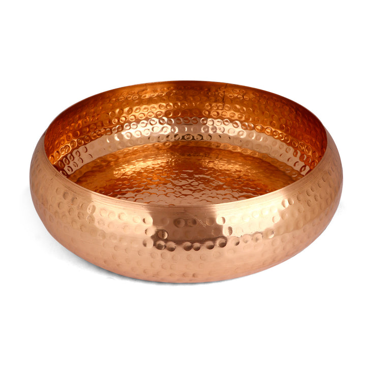 Decorative Hammered Pattern Copper Urli