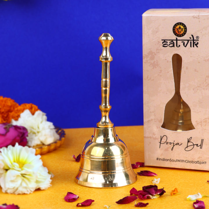 Shop Exquisite 100% Pure Brass Pooja Bell/Ghanti