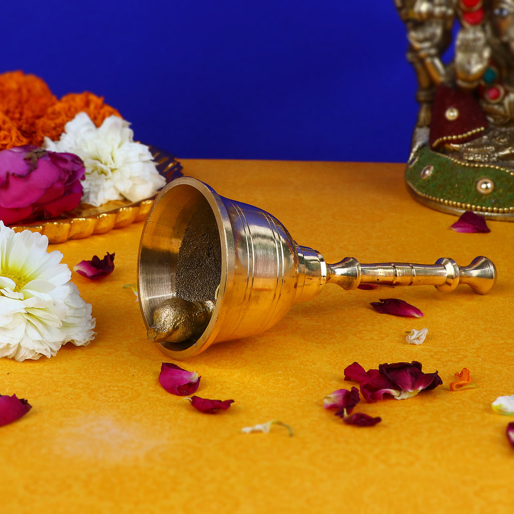 Shop Exquisite 100% Pure Brass Pooja Bell/Ghanti