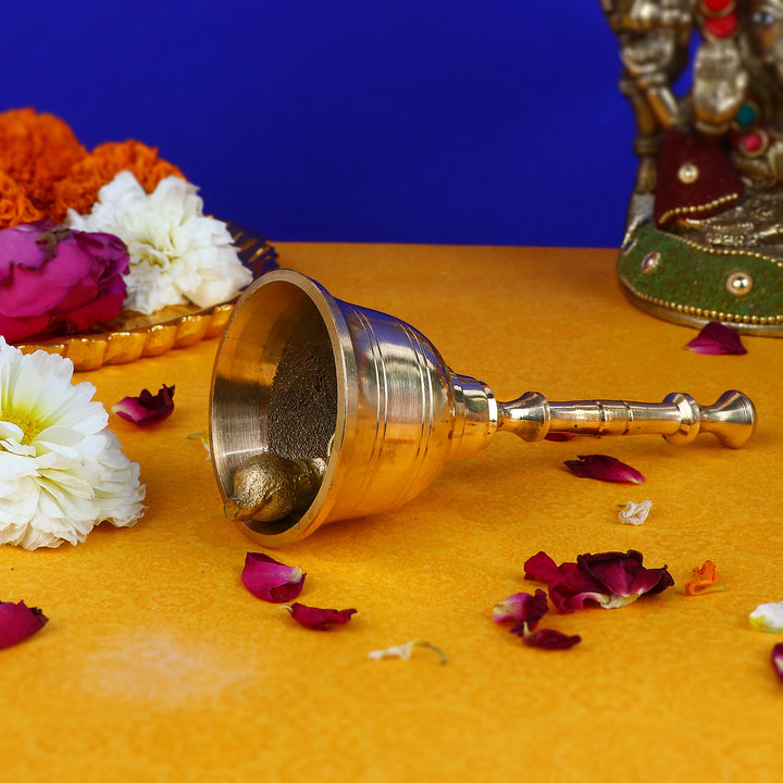 Shop Exquisite 100% Pure Brass Pooja Bell/Ghanti