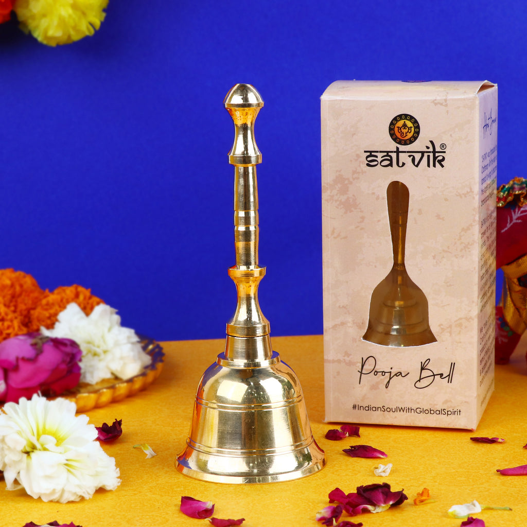 Shop Exquisite 100% Pure Brass Pooja Bell/Ghanti