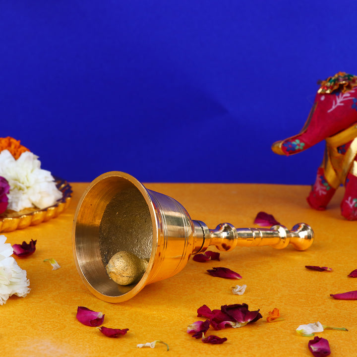 Shop Exquisite 100% Pure Brass Pooja Bell/Ghanti