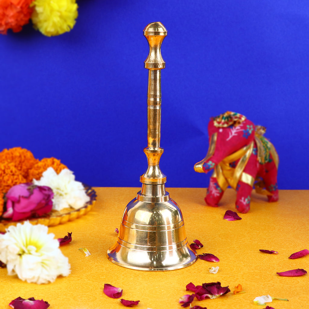Shop Exquisite 100% Pure Brass Pooja Bell/Ghanti