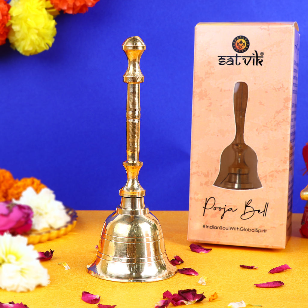 Shop Exquisite 100% Pure Brass Pooja Bell/Ghanti