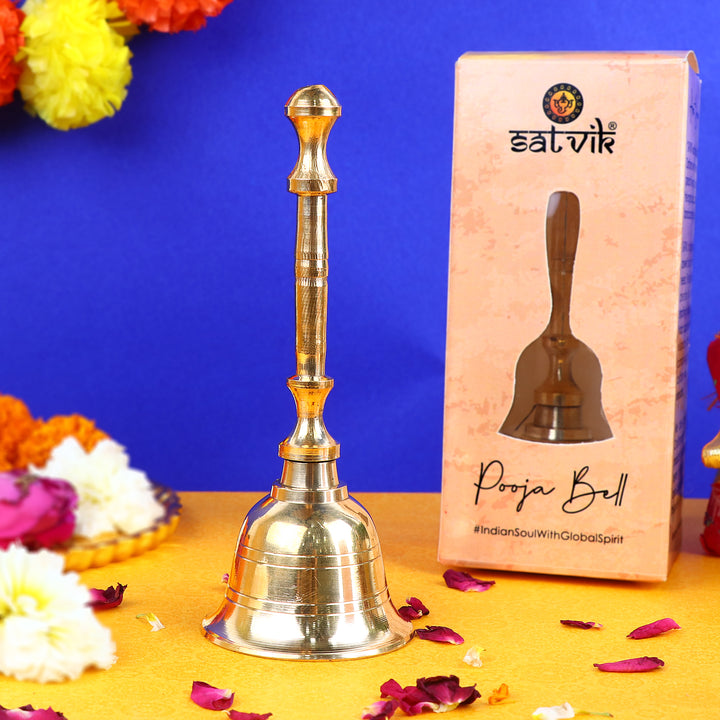 Shop Exquisite 100% Pure Brass Pooja Bell/Ghanti