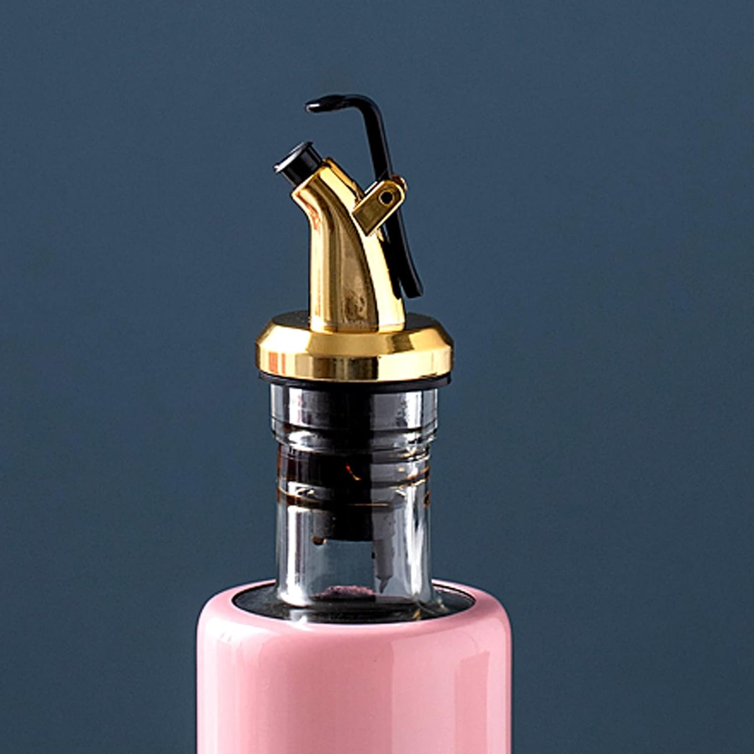 5526 300 Ml Olive Oil Dispenser Bottle Leakproof Condiment Glass Container Non- Drip Spout Soy Sauce Vinegar Cruet Bottle For Kitchen Cooking Bbq Fry For Kicthen Home (300 Ml) - Springkart 