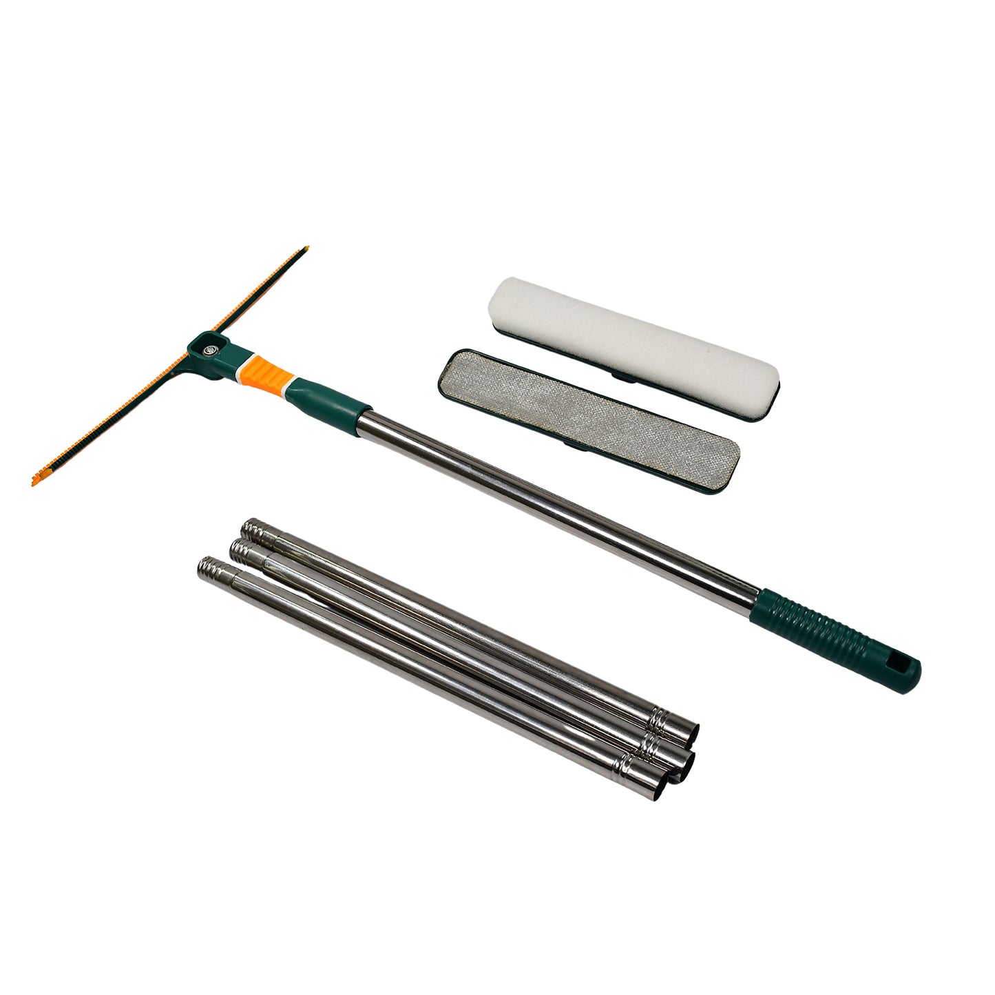 6252 3 In 1 Glass Wiper Used In All Kinds Of Household And Official Places For Cleaning And Wiping Of Floors Glasses And Dust Etc. - Springkart 