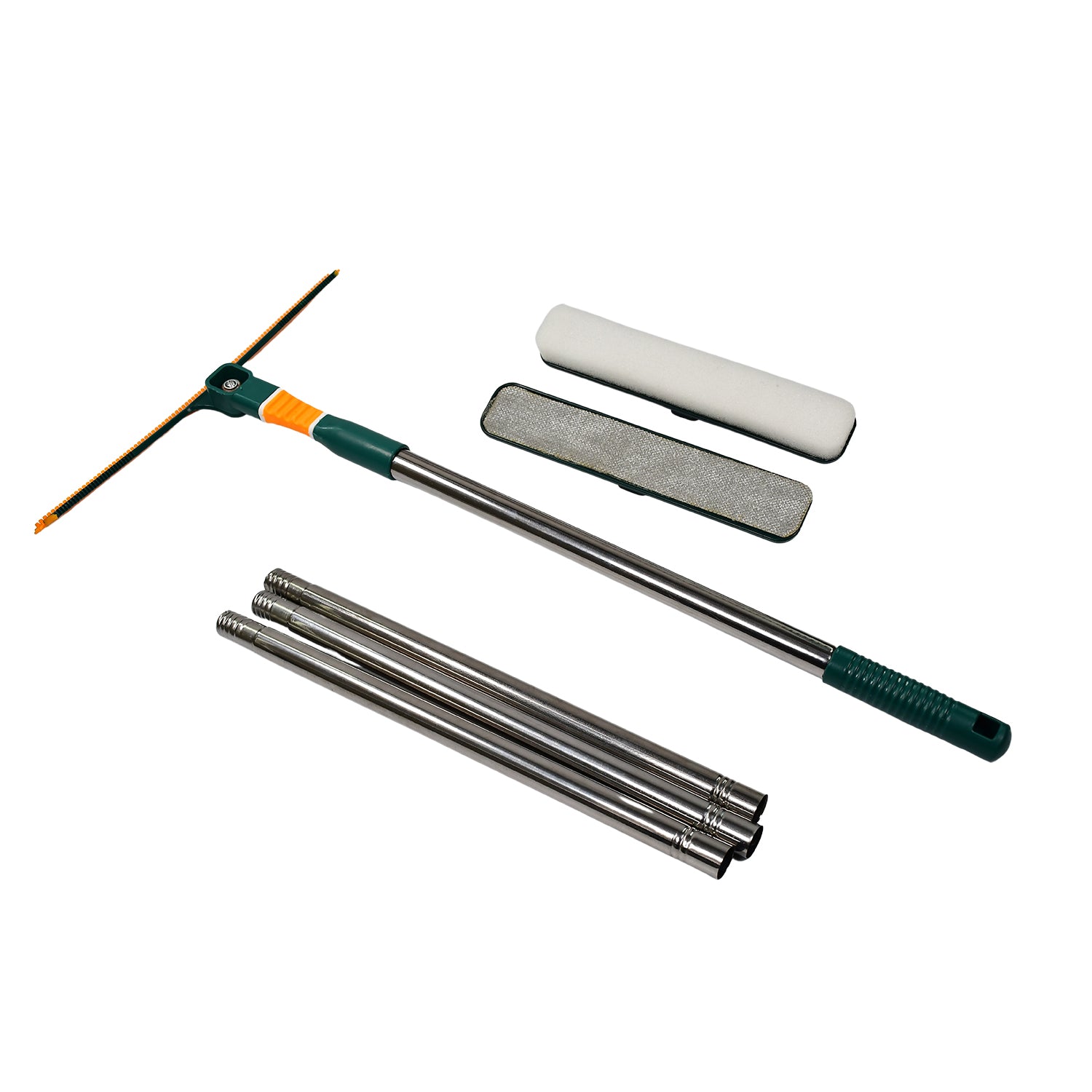 6252 3 In 1 Glass Wiper Used In All Kinds Of Household And Official Places For Cleaning And Wiping Of Floors Glasses And Dust Etc. - Springkart 