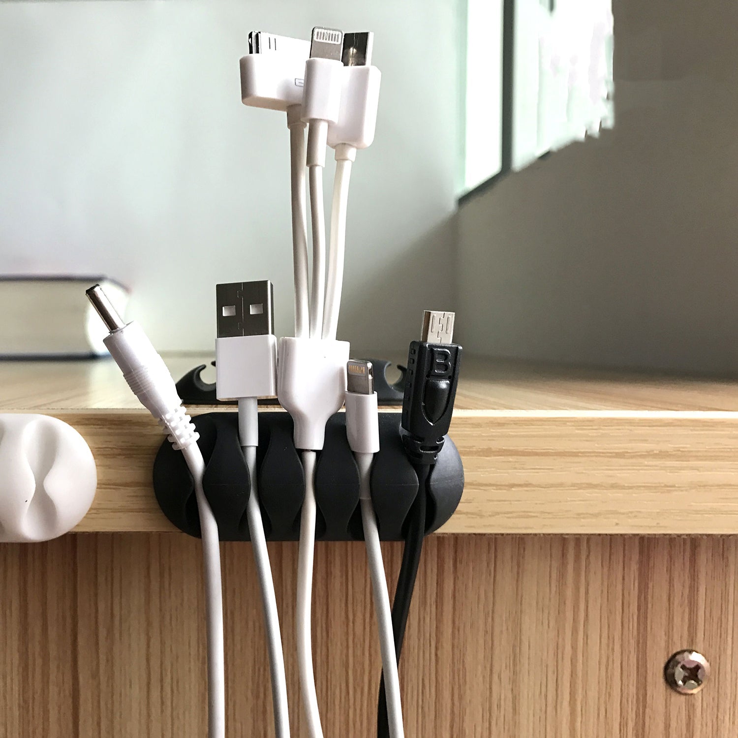 6298 10pcs Cable Holder And Supporter For Giving Support And Stance To All Kind Of Cables. - Springkart 