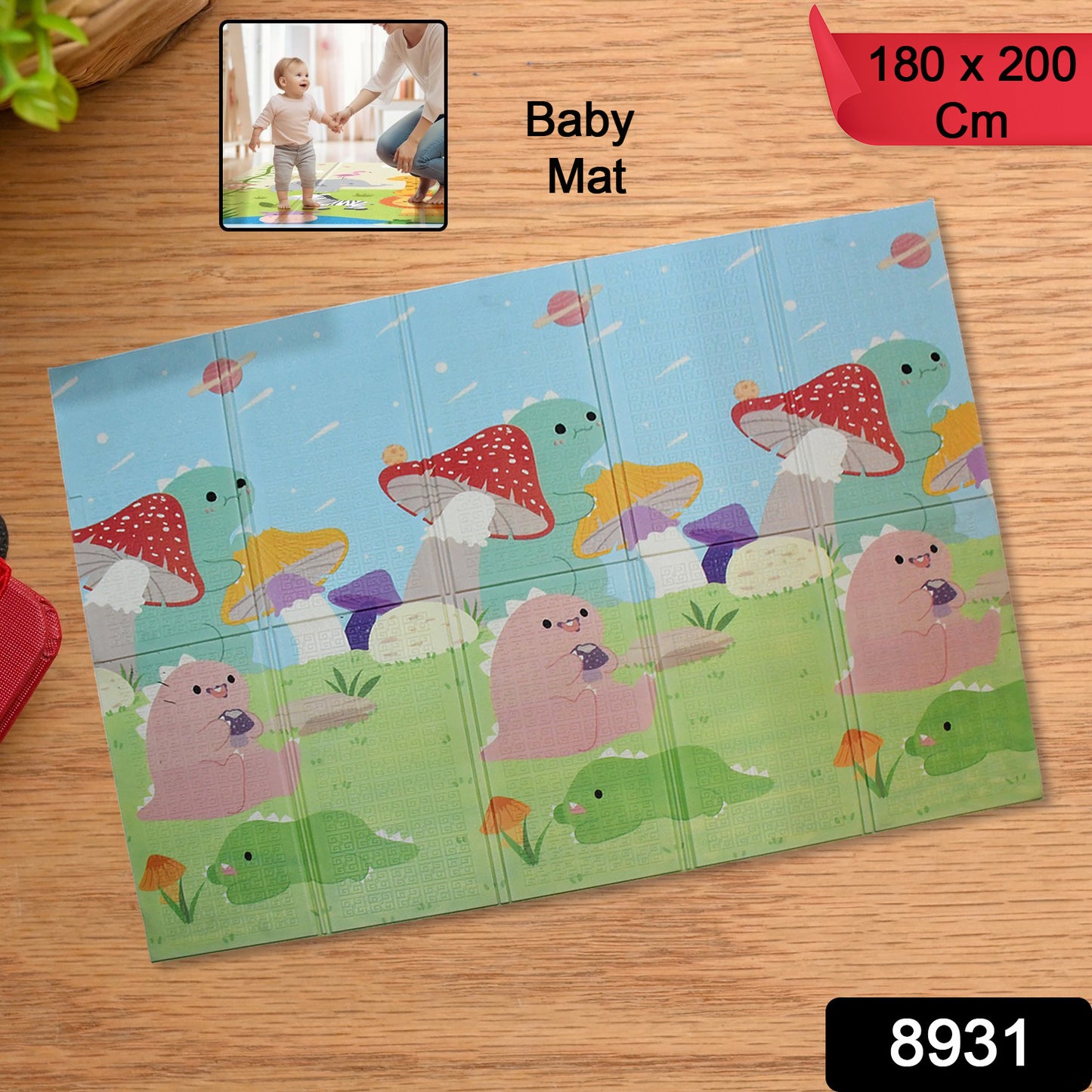 Baby Play Mat Foam Play Mat For Baby Floor Play Baby Crawling Mat (180200 Cm 1 Pc) - Springkart 