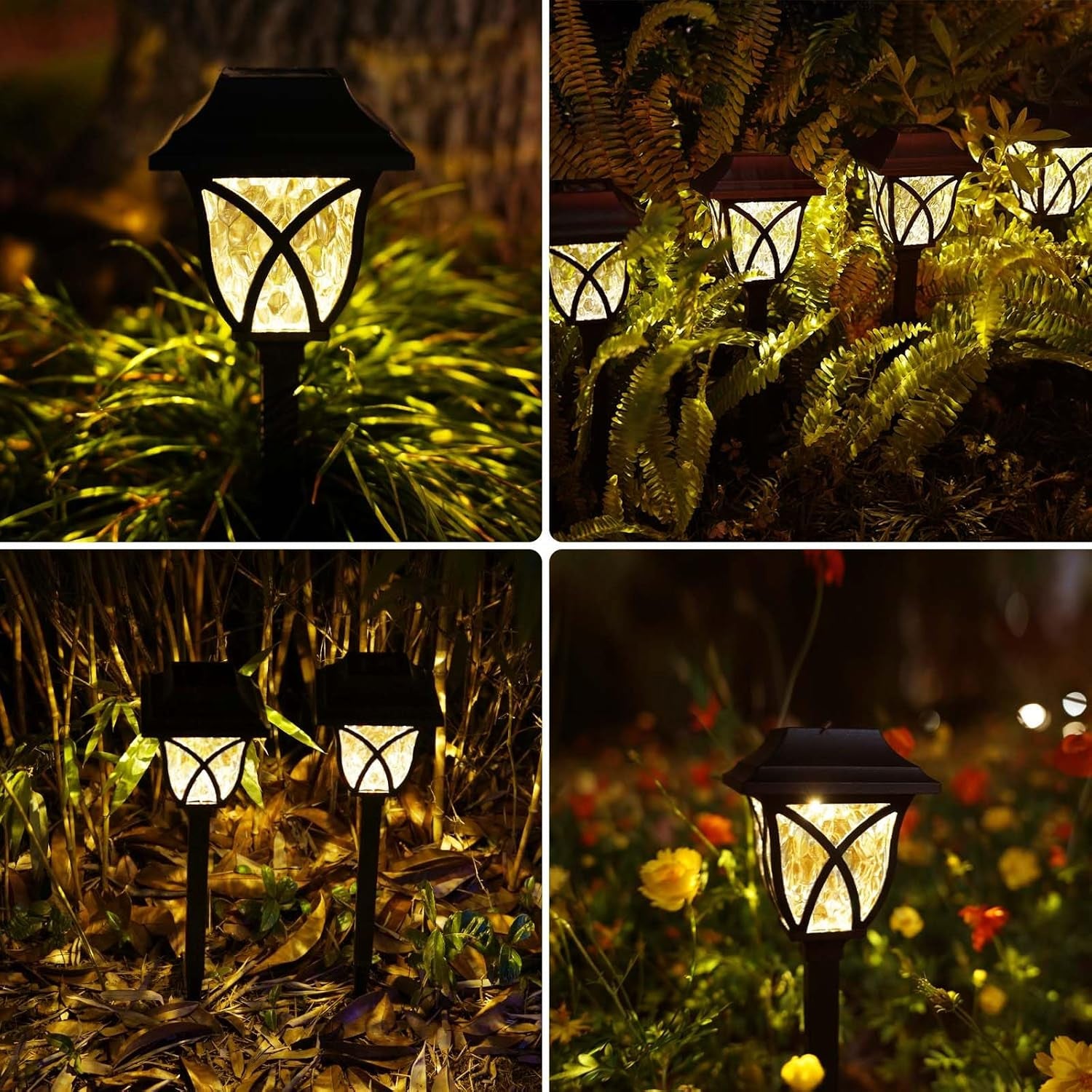 Solar Pathway Lights Outdoor Garden Lights (2 Pcs Set) - Springkart 