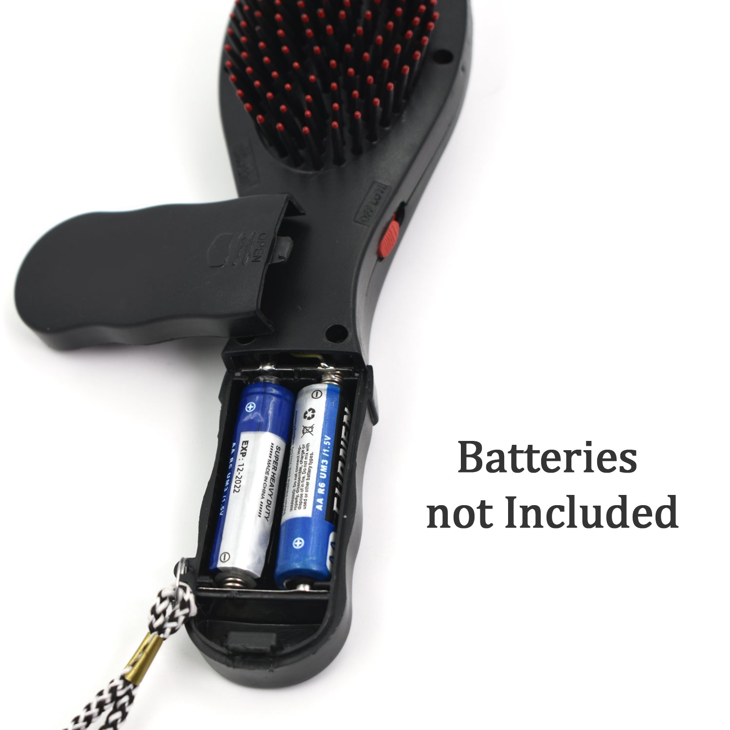 6174 Electric Vibrating Massager Comb Hair Brush Comb Massager - Springkart 