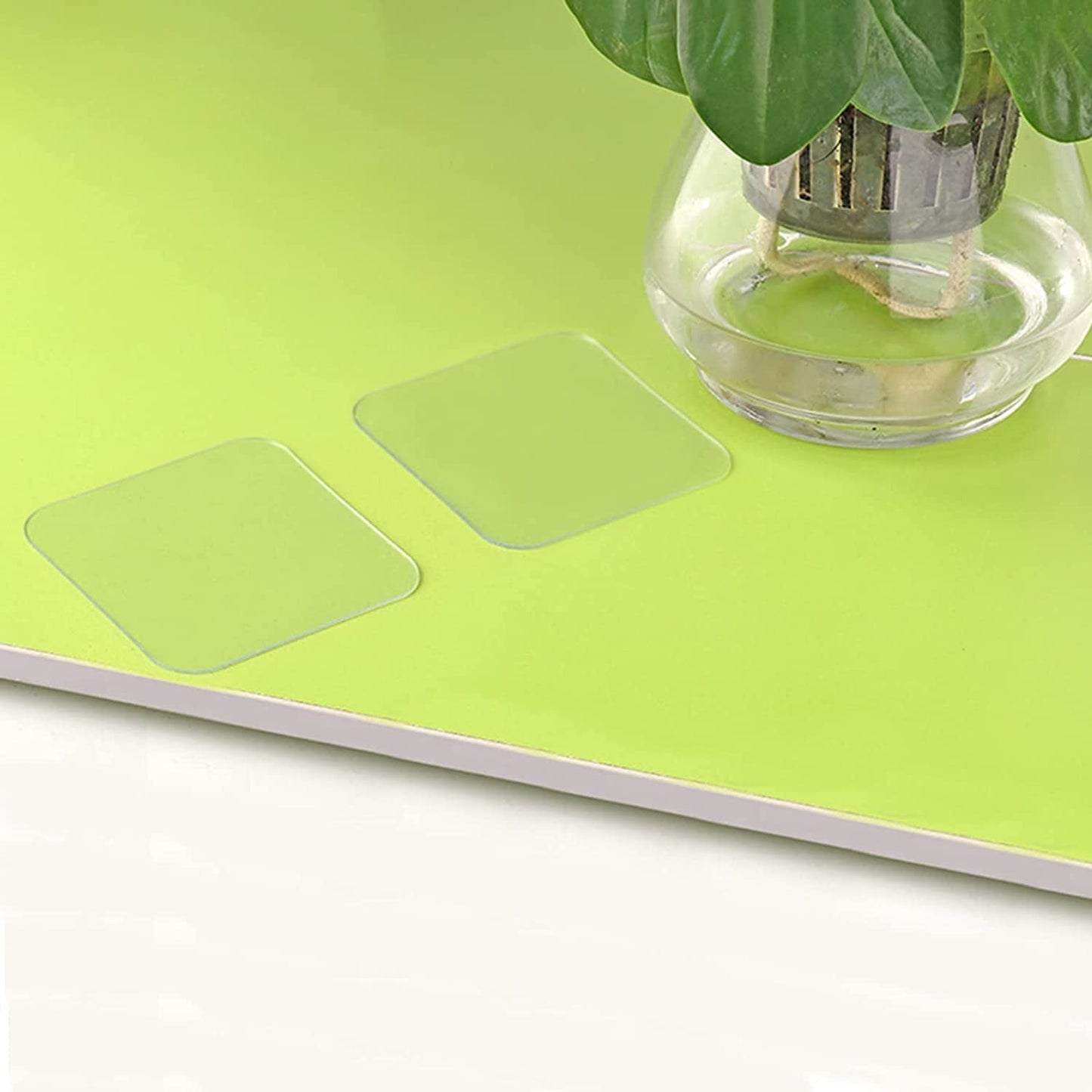 New Double Side Tape Sticker Strong Waterproof Wall Indoor Nano Adhesive No Trace Gel Clear Industrial Multipurpose Removable Use for Bedroom, Home, Kitchen, Hotel (0.6mmx1pc) - Springkart 