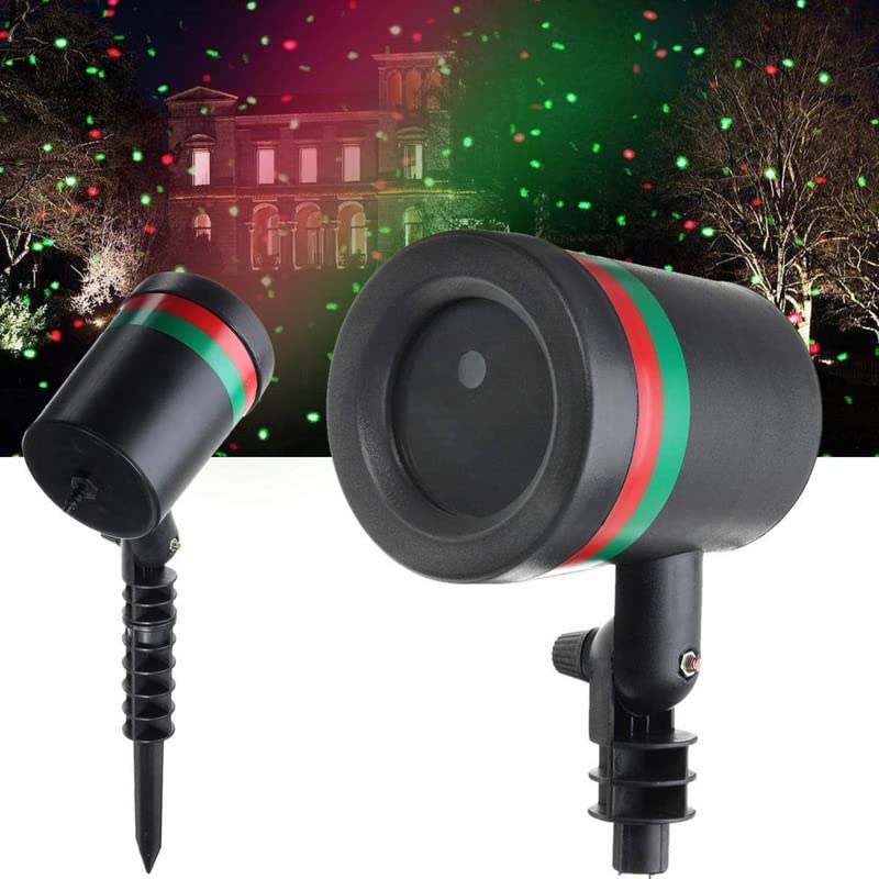7350 Star Fairy Motion Laser Lights Projector For Garden Lawn Landscape Outdoor Indoor Home Office Diwali Christmas Navratri Decorative Light Party (No Remote Button Multicolour) - Springkart 
