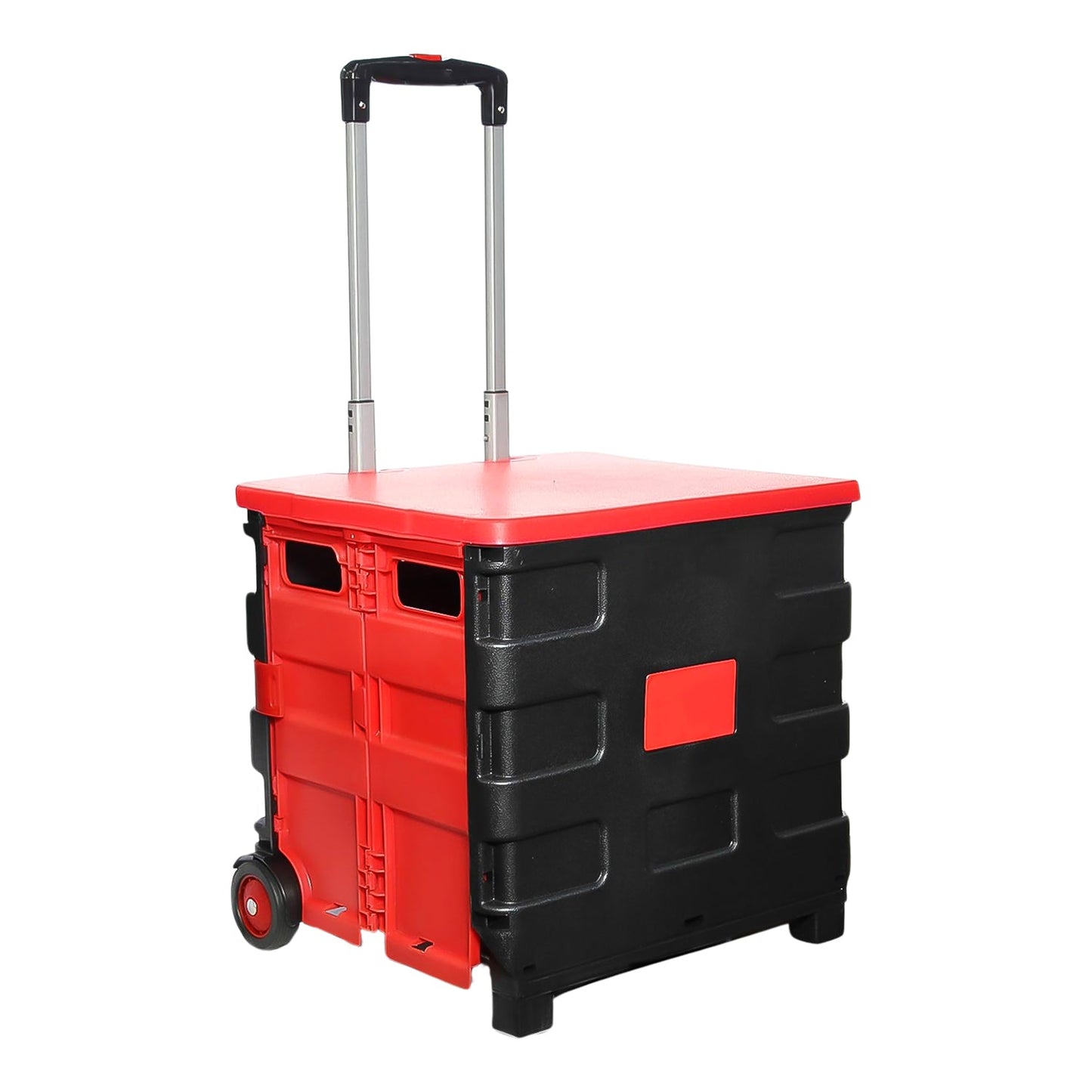 Foldable Shopping Grocery Trolley Cart Travel Portable Food Basket (1 Pc) - Springkart 