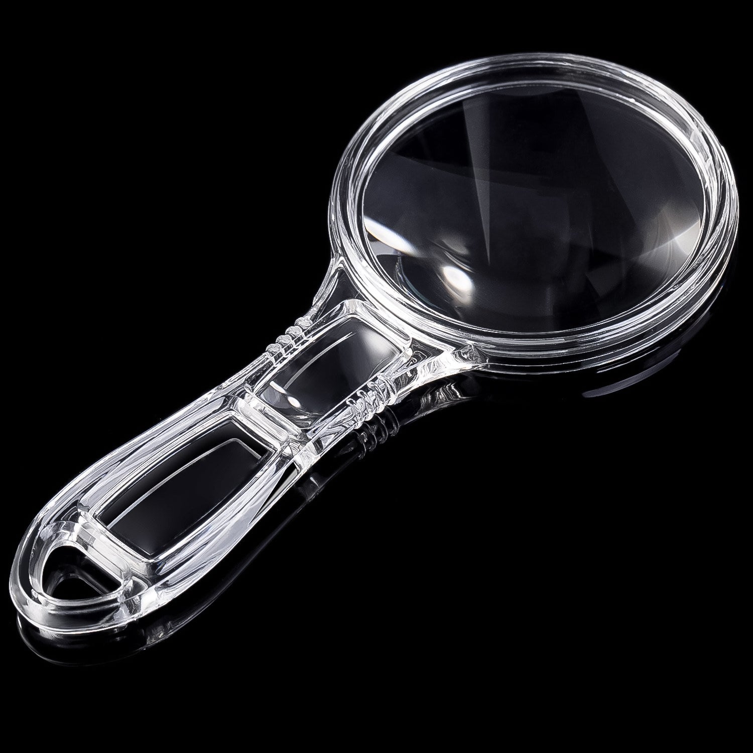 Handheld Plastic Magnifying Glasses (1 Pc 55 Mm) - Springkart 