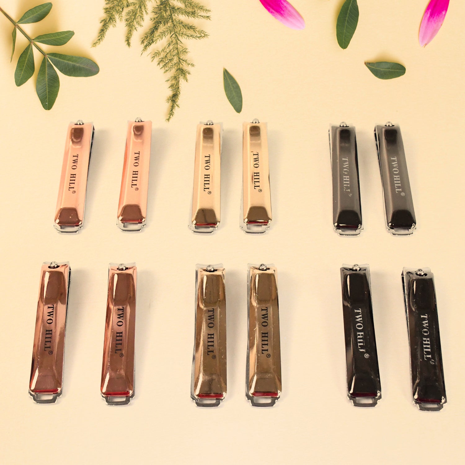 Stainless Steel Cute Nail Clipper With Nail Catcher Nail File (12 Pcs Set Mix Design) - Springkart 