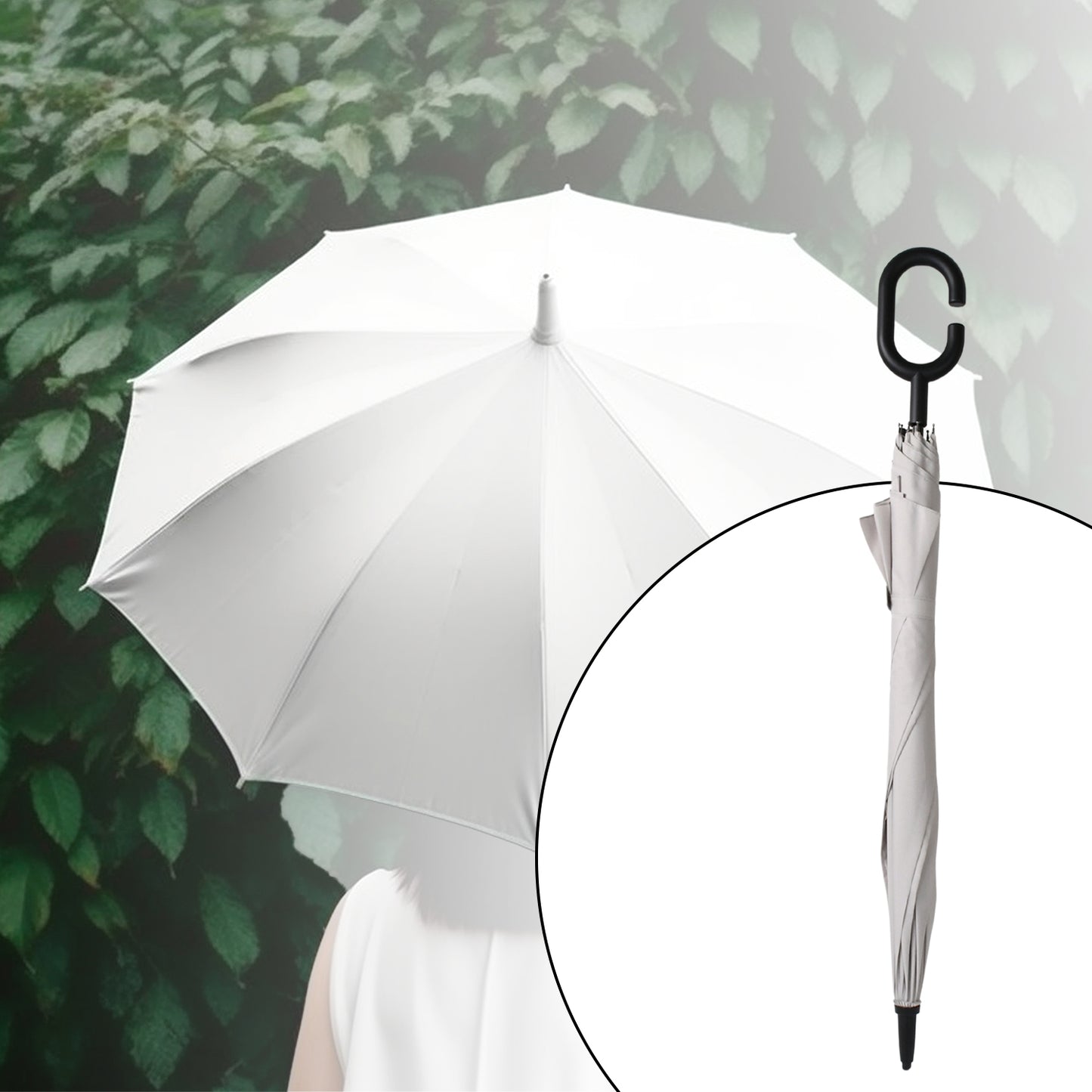 8551umbrella Summer Sun And Rain Protectionfoldable Cute Umbrella C-shaped Handle Uv Protection Rain Sun Umbrella Travel Accessories Umbrella For Children Girls And Boys (1 Pc Mix Color) - Springkart 