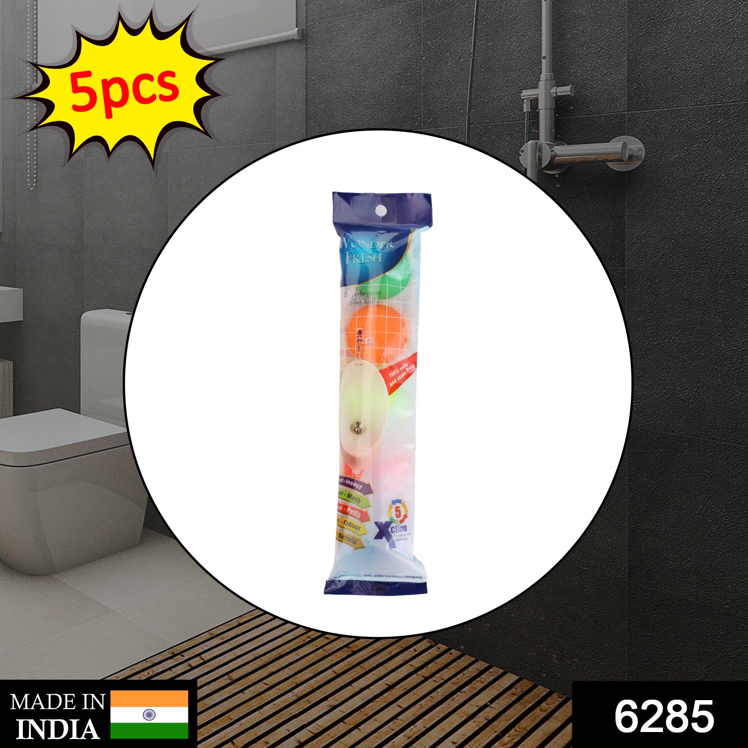 6285 Urinal Balls Sani Balls Bathroom Freshener Fragrance Blocks Air Freshener For Bathroom Toilet Shoe Rack Etc. Long-lasting Fragrance - Springkart 