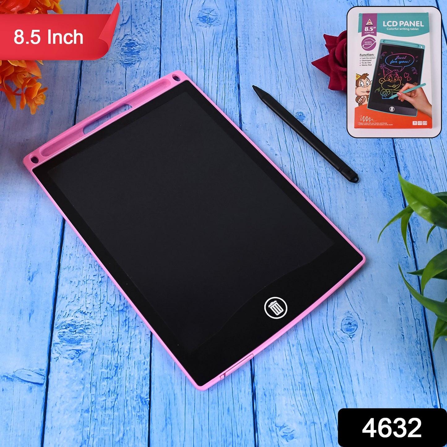 Portable Lcd Writing Board Tablet With Pen 8.5 Inch (1 Pc) - Springkart 