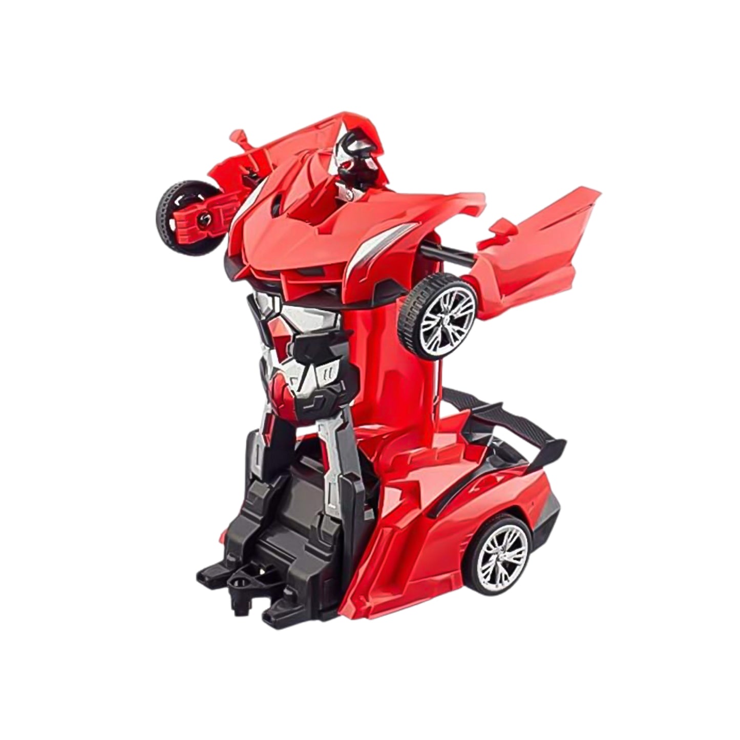 2 In 1 Automatic Robot Converted Remote Control Car With Light Scale 360drifting Deformation Robot Car Toy Kids Boys Robot Convertunique Toy For Boys (1 Pc) - Springkart 
