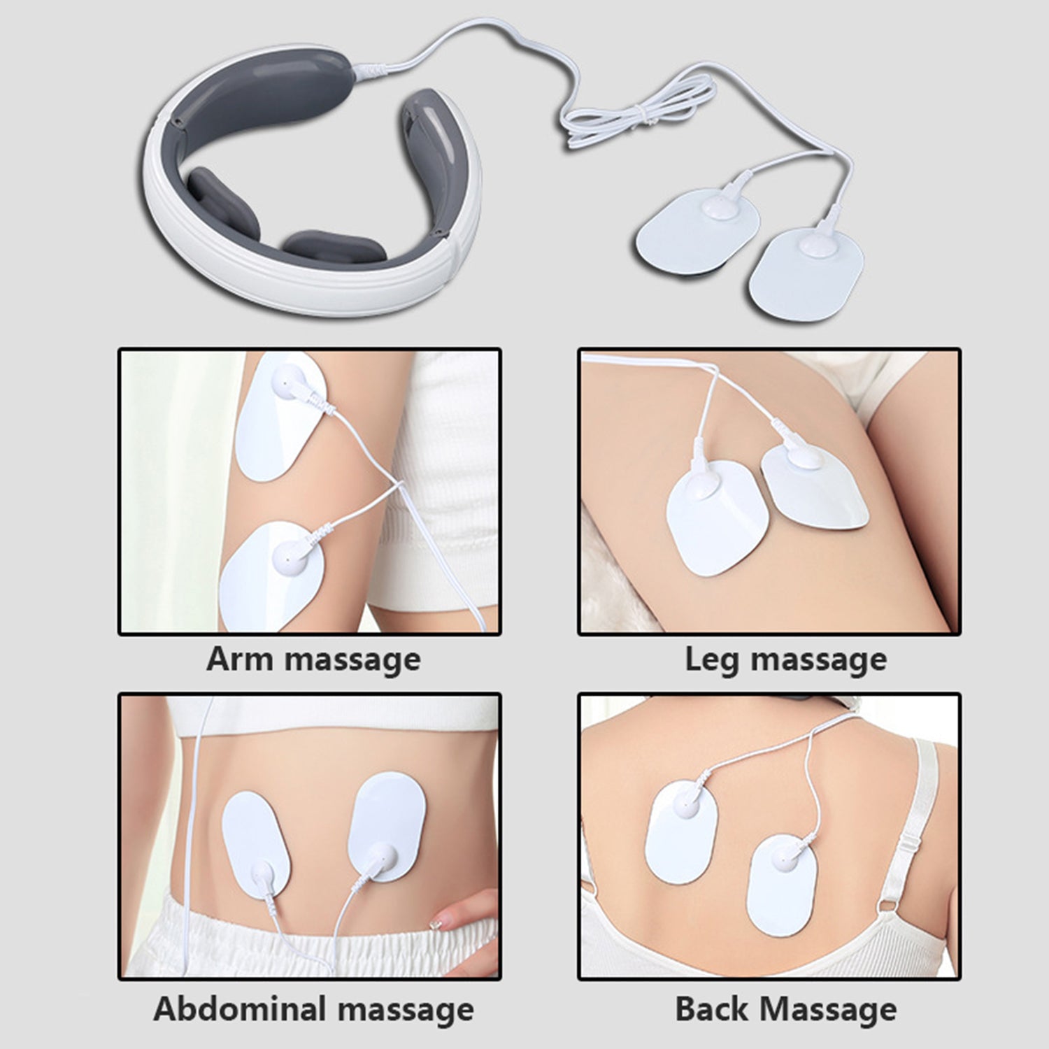 6199 Electric Neck Massager For Deep Tissue Pain Relief Cervical Vertebra Massager - Springkart 
