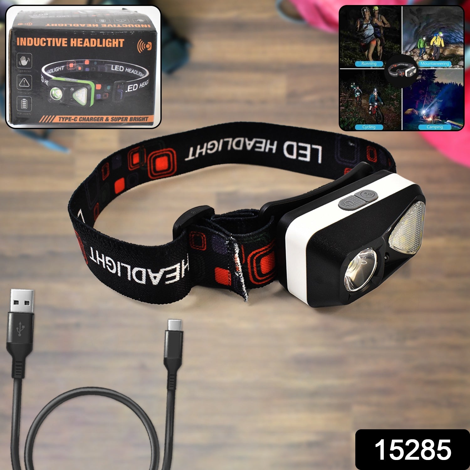 Ultra Bright Head-mounted Flashlight. - Springkart 