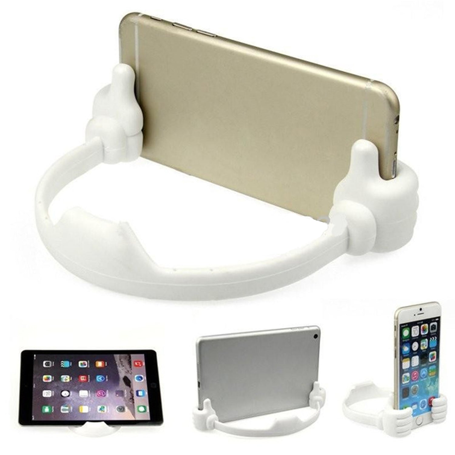 6132 4 Pc Hand Shape Mobile Stand Used In All Kinds Of Places Including Household And Offices As A Mobile Supporting Stand. - Springkart 