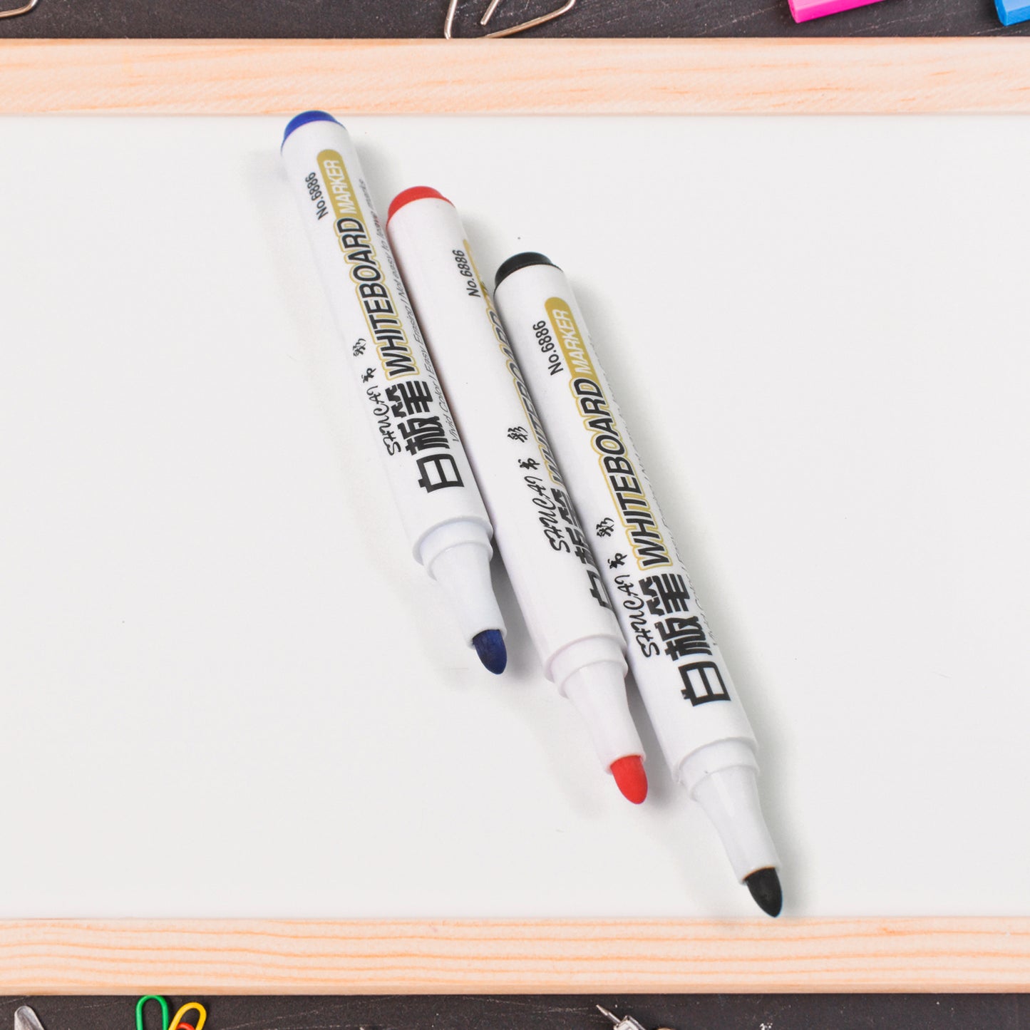 Mix Color Marker Pen Used In All Kinds Of School College (3 Pcs Set) - Springkart 