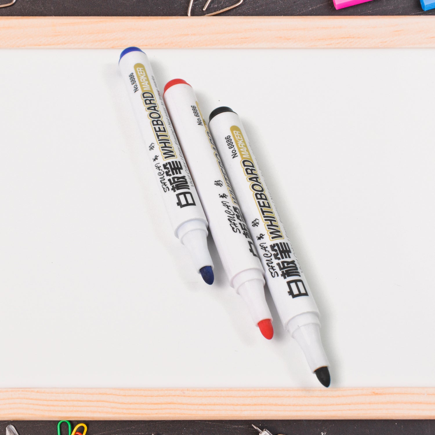 Mix Color Marker Pen Used In All Kinds Of School College (3 Pcs Set) - Springkart 