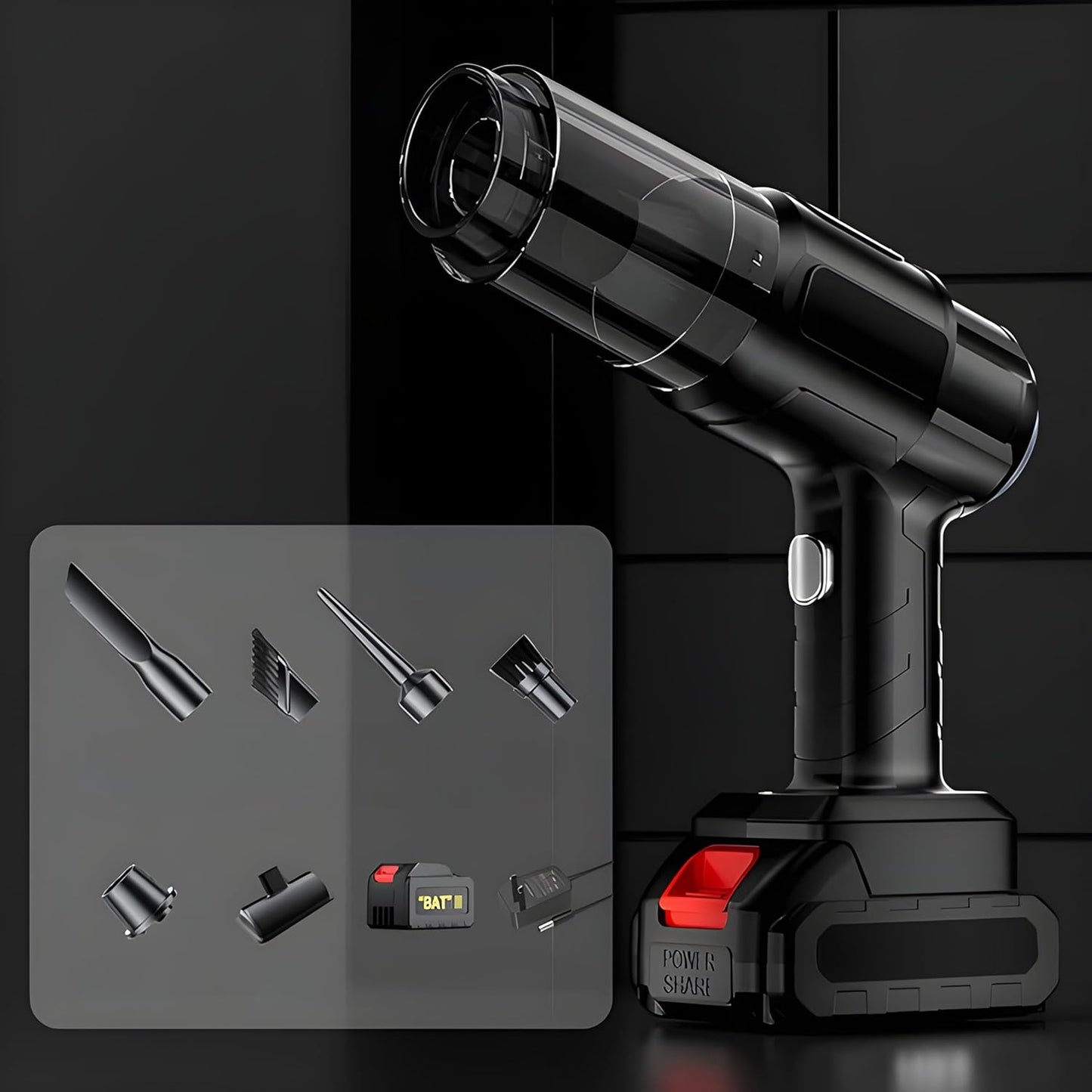 Multifunction 240v Wireless Handheld Vacuum Cleaner (1 Set) - Springkart 