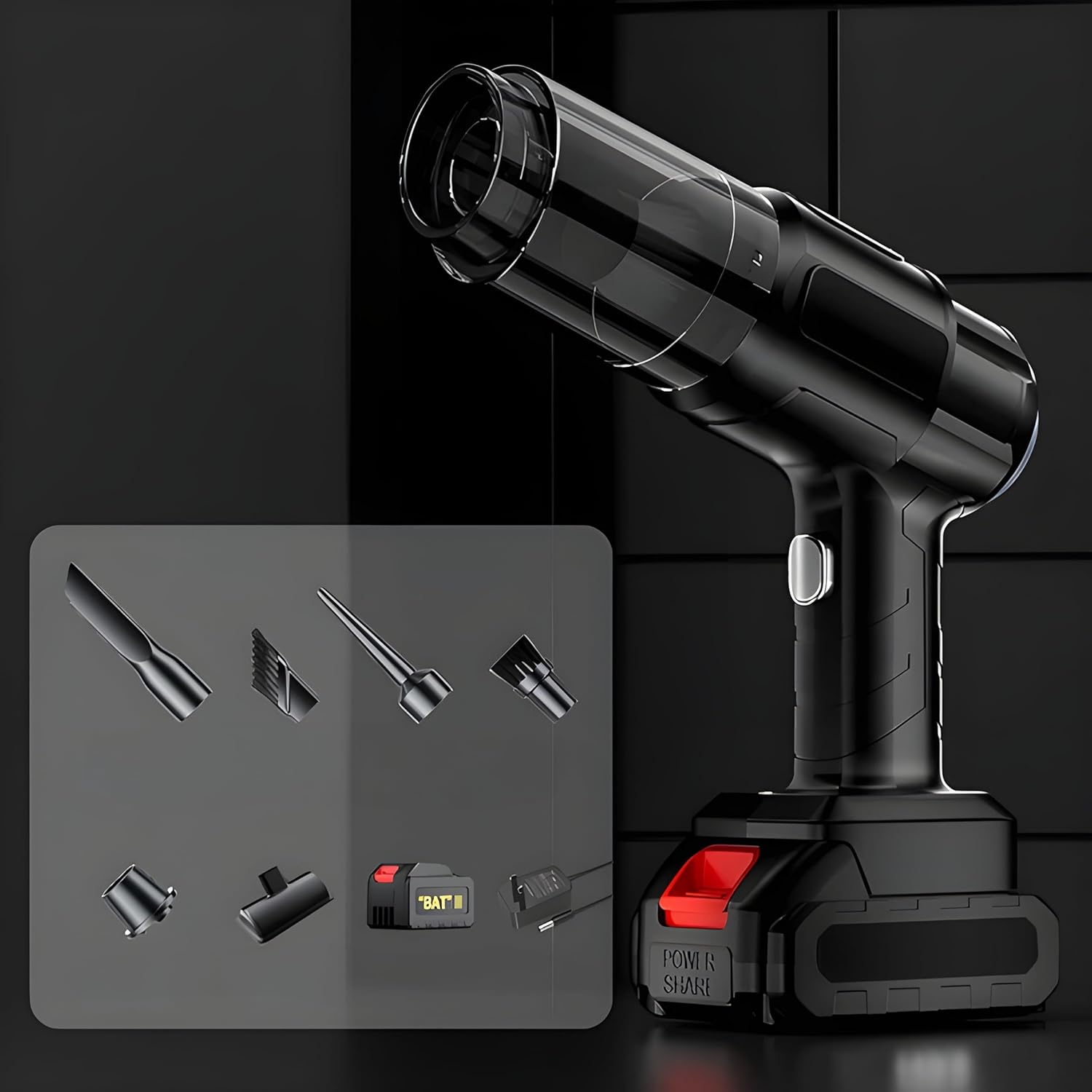 Multifunction 240v Wireless Handheld Vacuum Cleaner (1 Set) - Springkart 
