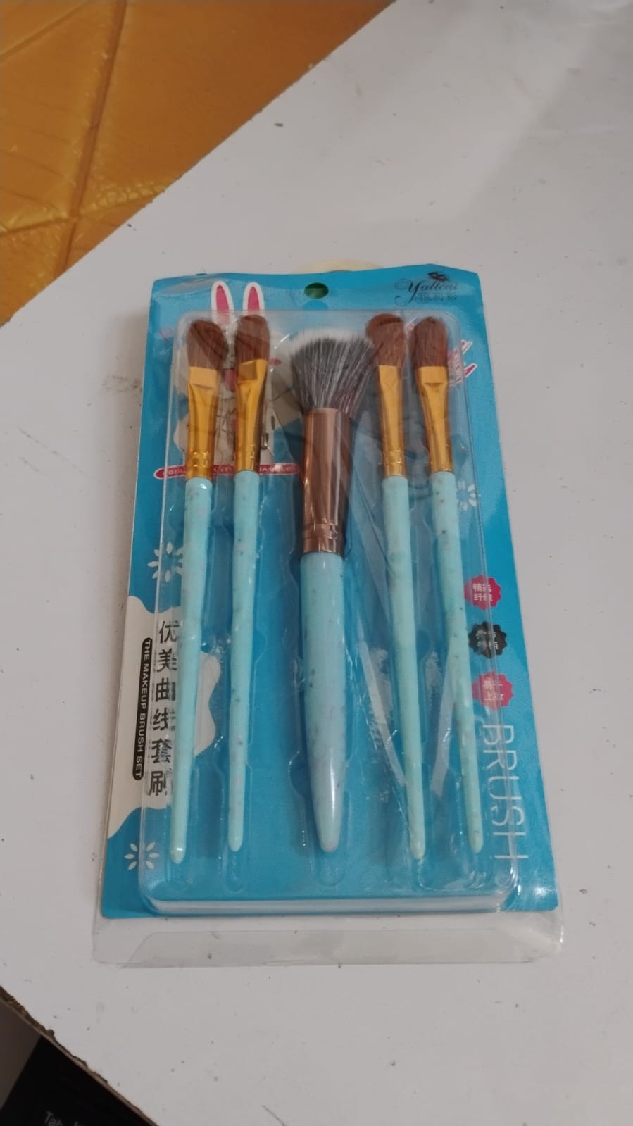 5pc Makeup Brush Tools Kit (5 Pcs Set Mix Color) - Springkart 