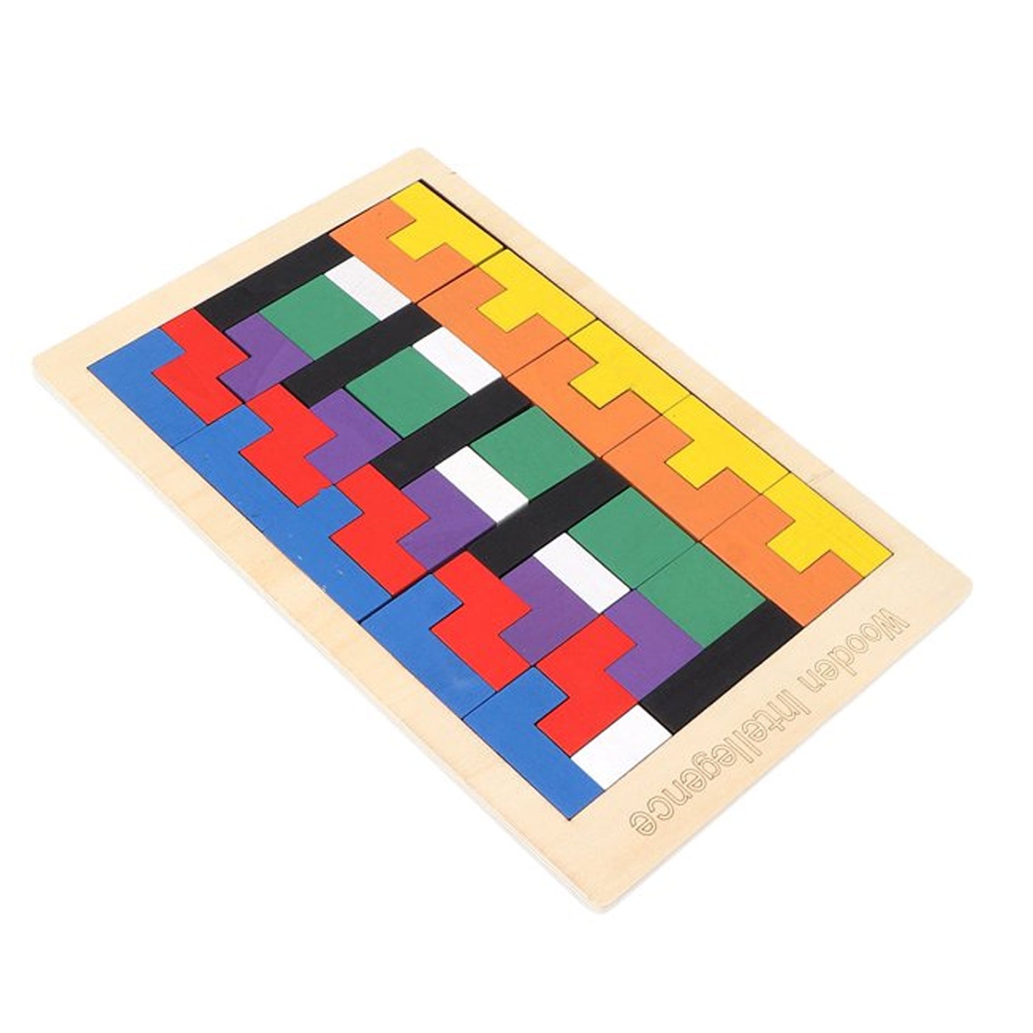 4296 Wooden Blocks Puzzle Childrens Educational Toys Russian Block Block Puzzle For Early Childhood Education And Relaxing Brain Toys Help Prevent - Springkart 