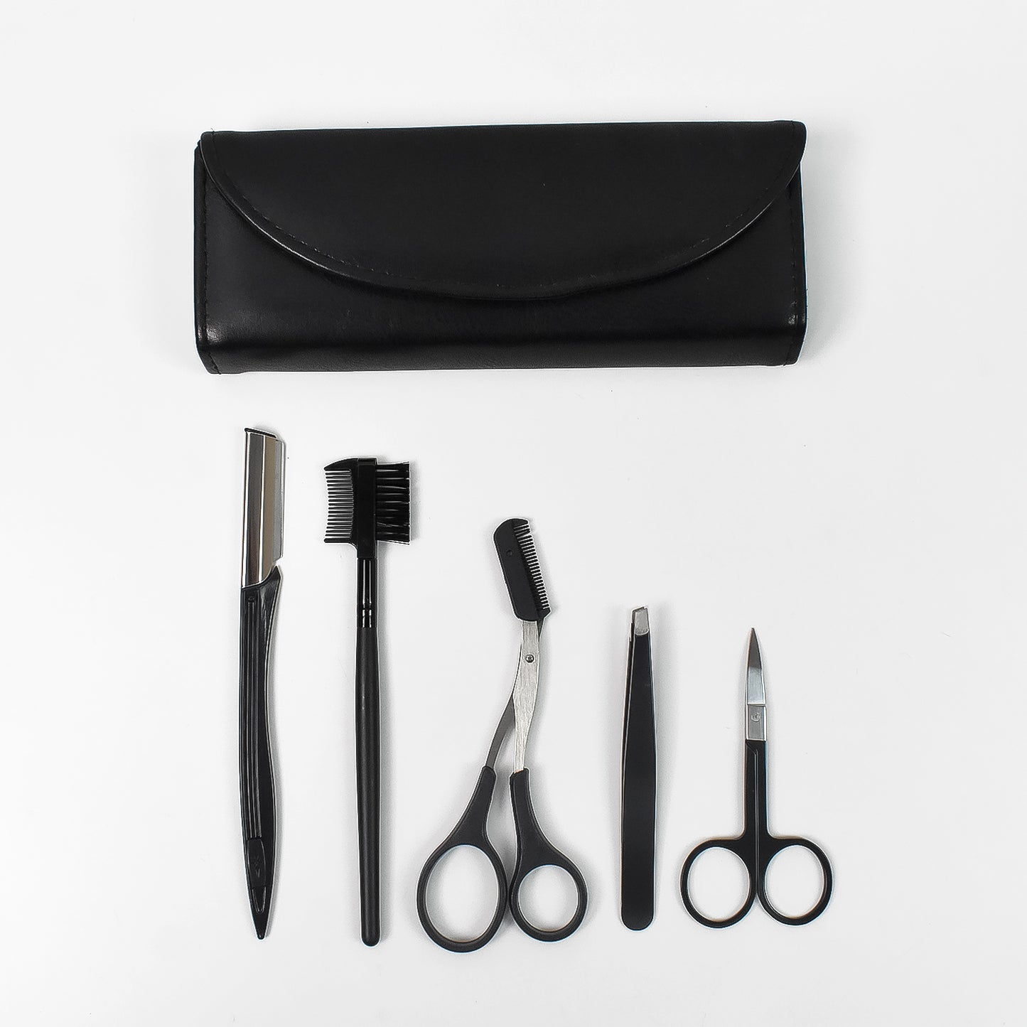 Eyebrow Kit 5 In 1 Tweezers For Eyebrows (1 Set) - Springkart 
